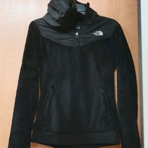 North Face full zip hooded fleece